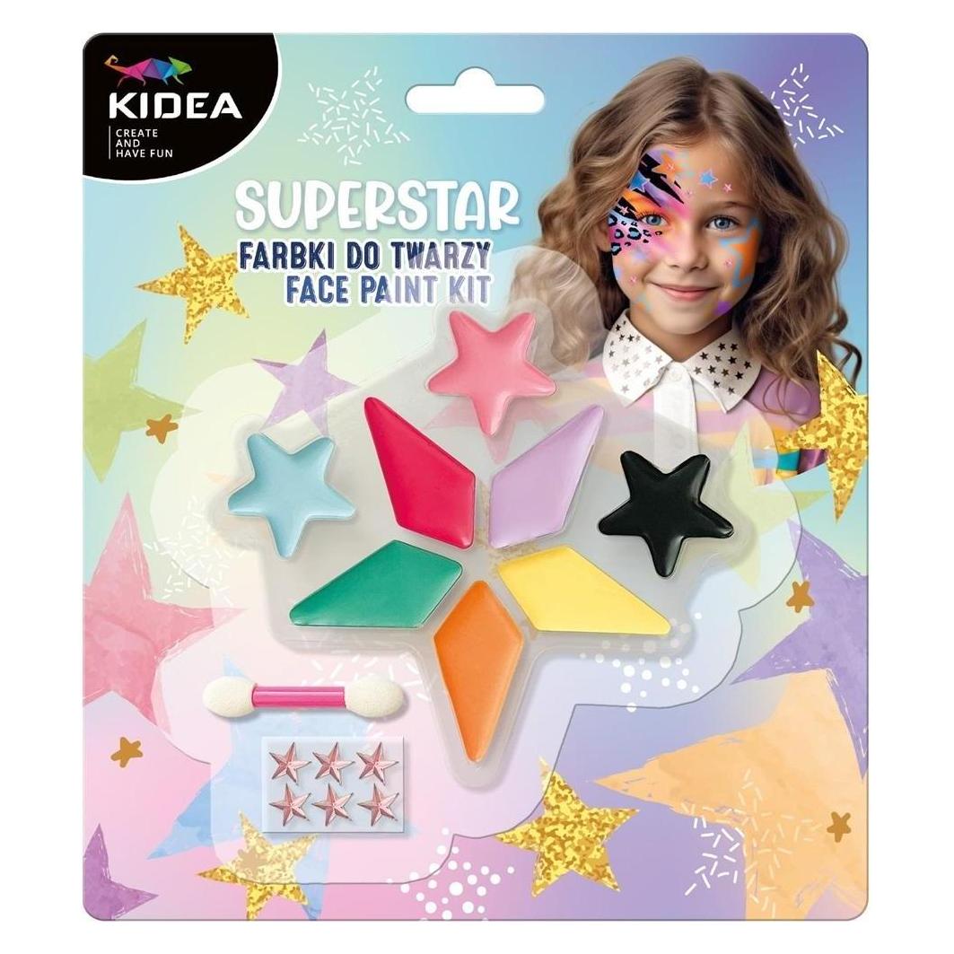 Derform Sternengesichtsfarben 8 Farben KIDEA (47607450)