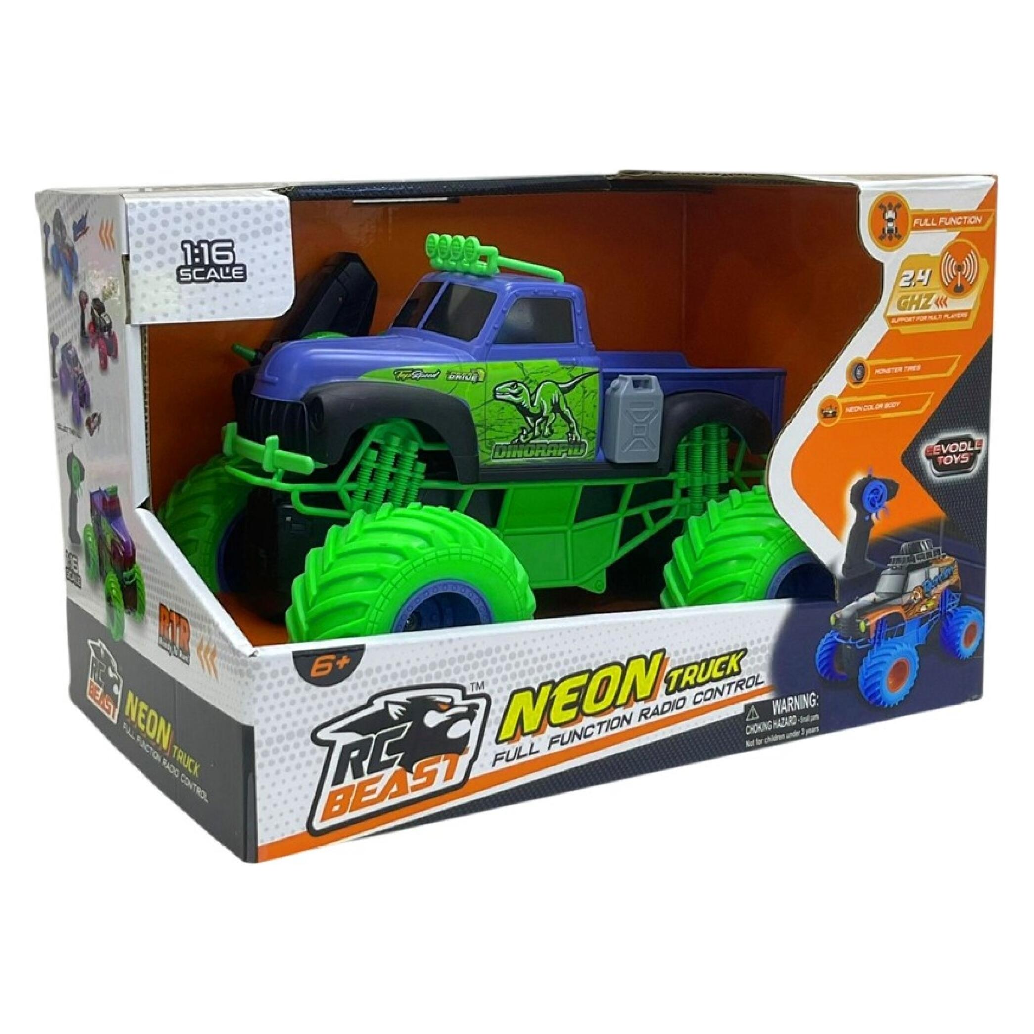 Junior DRIVER RC Neon Truck 1:16 asst (AMOS160023)