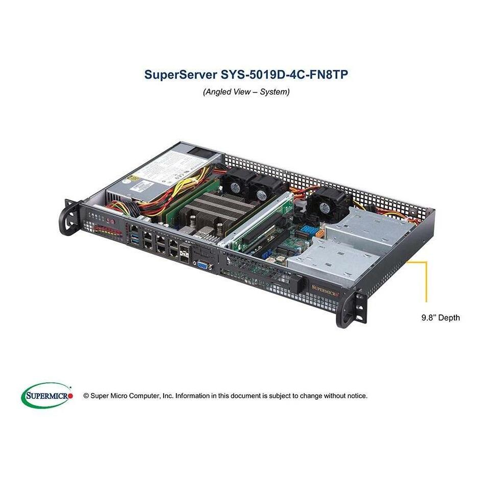 Supermicro 5019D-4C-FN8TP (SYS-5019D-4C-FN8TP)