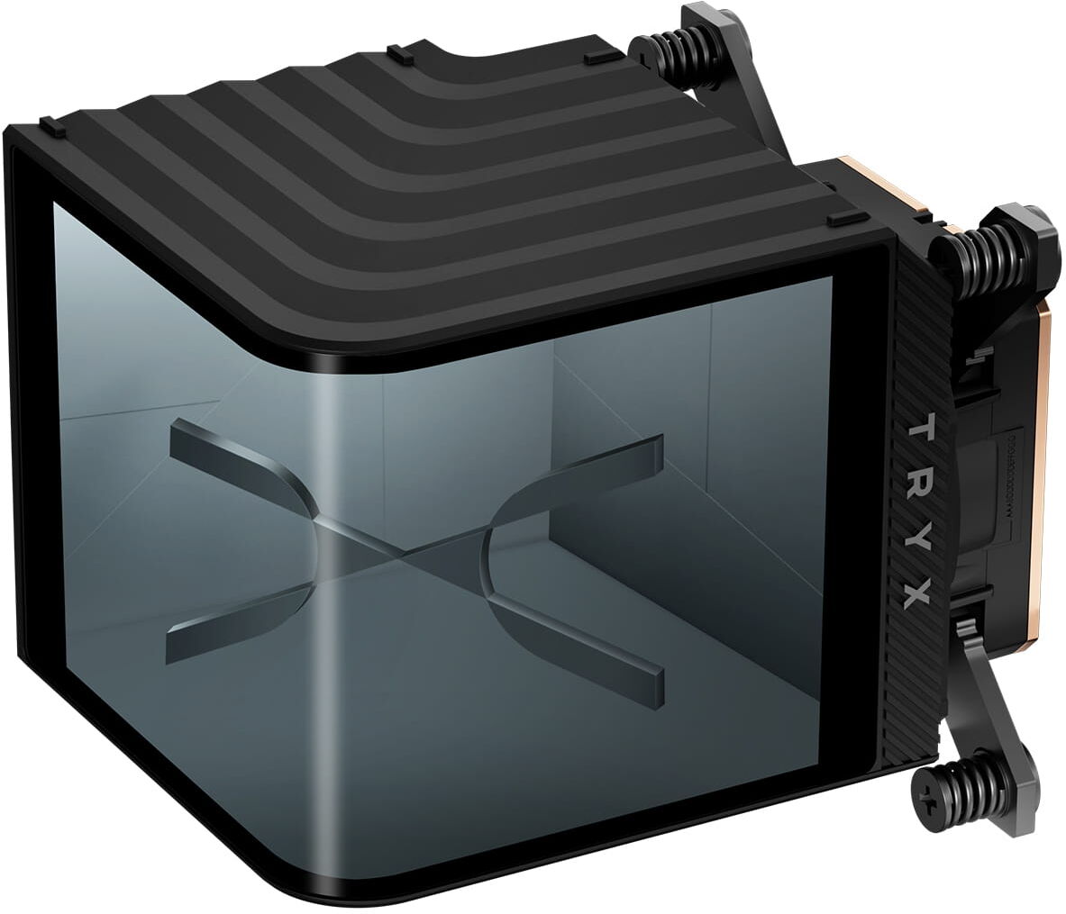 TRYX Panorama CPU Wasserblock mit AMOLED-Display - schwarz