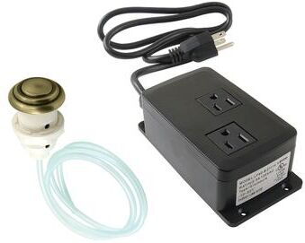 Kingston Gourmetier Dual Outlet Garbage Disposal Air Switch Kit
