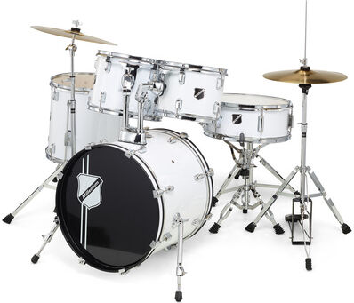 Millenium Focus 18 Drum Set White Blanc