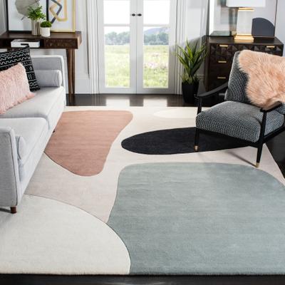 SAFAVIEH Handmade Fifth Avenue Regan Mid-Century Modern Wool Rug
