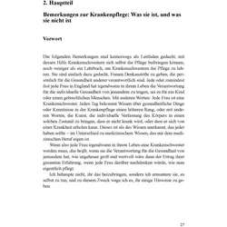 Bemerkungen zur Krankenpflege, Fachbücher von Florence Nightingale