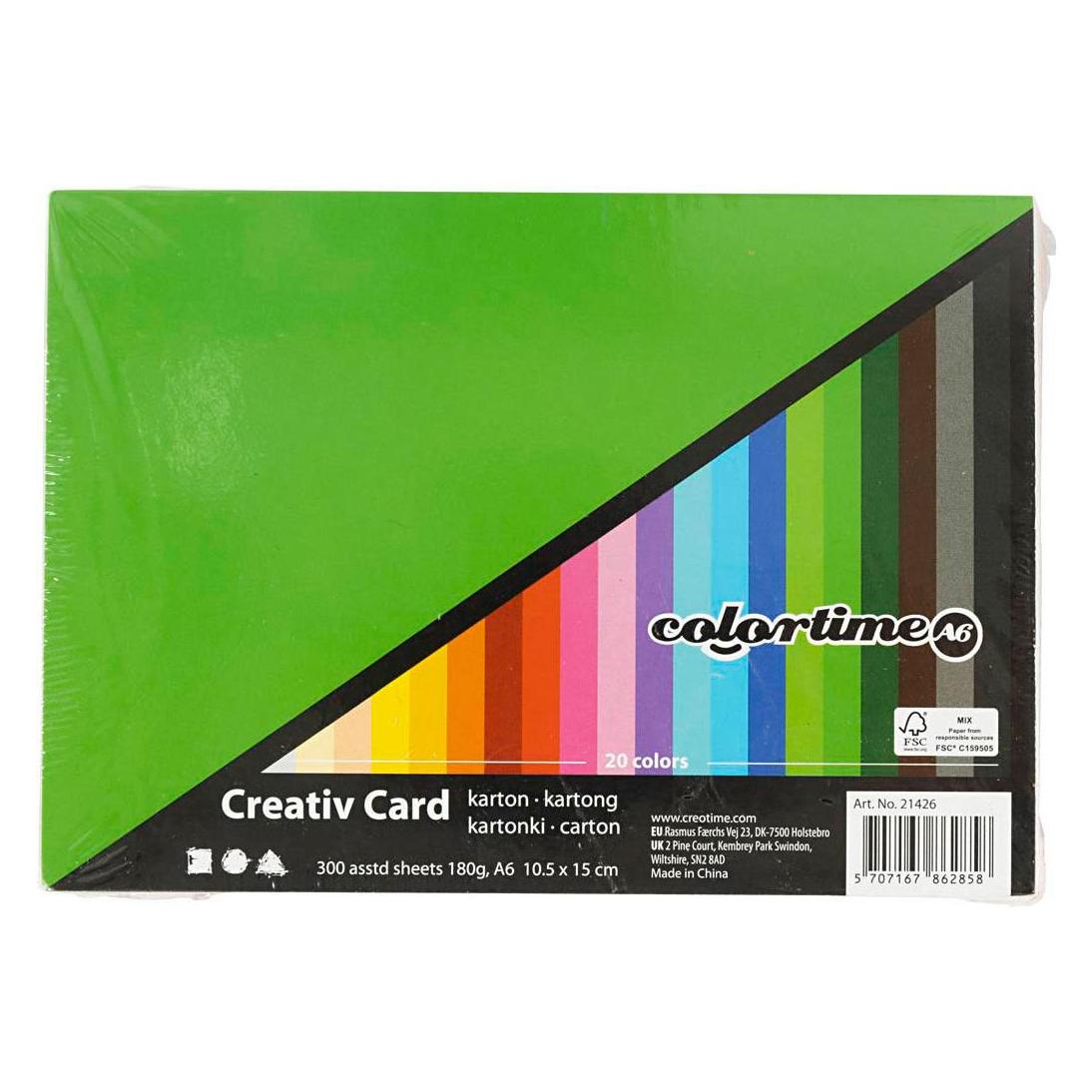 Colortime Creative Card (180 g/m², 300x) (5707167862858)