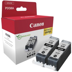 Canon Tinte PGI-520PGBK Doppelpack, 2932B019, 2x schwarz
