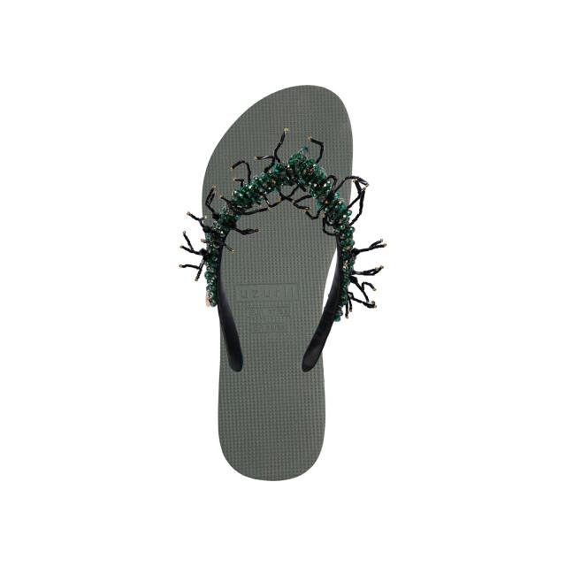 Bahia Schwarze Flip-Flops armeegrün