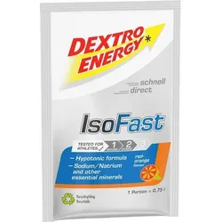 DEXTRO ENERGY Sports Nutr.IsoFast Plv.red Orange 56 g