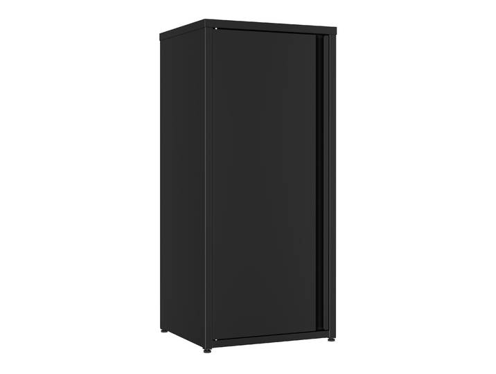 Aktenschrank mit 2 Böden YUKON 40 x 88 cm schwarz