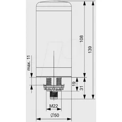 AUER SI50-GYR-W - Smart Indicator, Grün, Gelb, Rot, 18-30 V DC