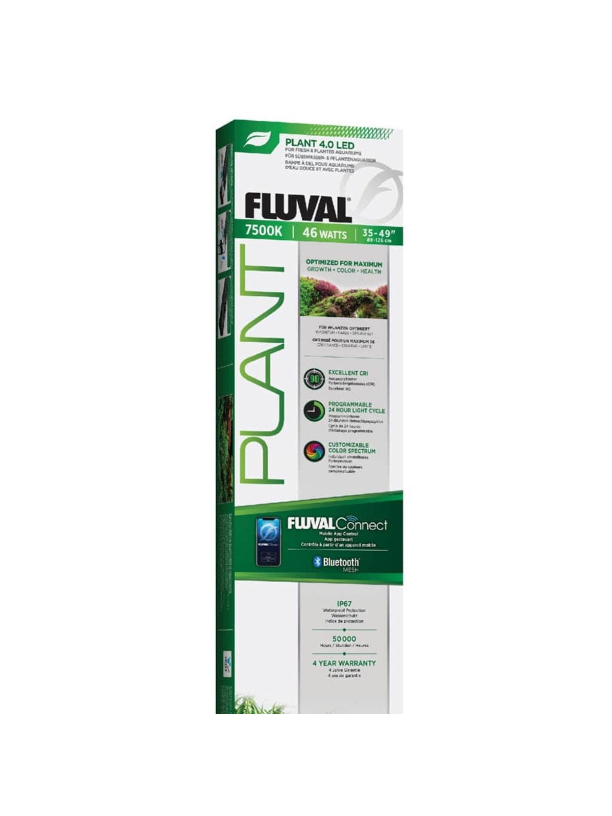 FLUVAL Plant 4.0 LED w/BT Mesh, 46W, 88-126 cm
