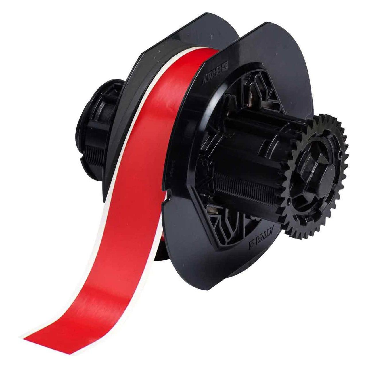 Brady B30C-1125-7569-RD, Standard Vinyl, Rot, glänzend, 29.00 mm x 30.00 m, Endlos (35.36 mm) (B30C-1125-7569-RD)