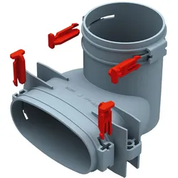 Helios Ventilatoren FlexPipe Übergang FRS-ÜV 51-75