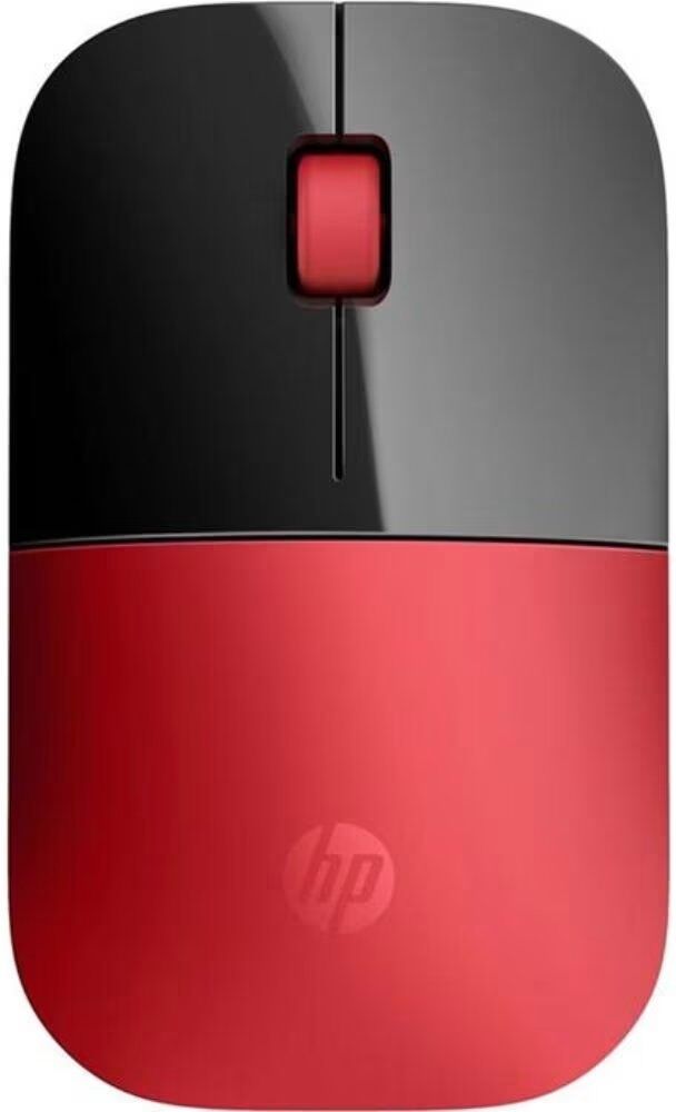 Ratón Inalámbrico Hp Z3700 Óptico Ambidiestro Rojo Y Negro Talla Única Unisex