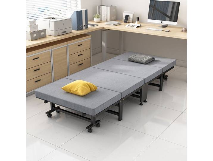 Lit simple pliant de luxe, planche dure, épaissi, 60% de réduction, bureau, pause déjeuner