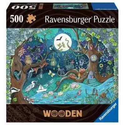 WOODEN Puzzle - Fantasy Forest - Holzpuzzle für Erwachsene mit 500 Teilen