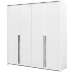 DREHTÜRENSCHRANK AZIR 205/217/65 cm 4-türig Weiß