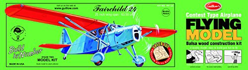 Guillow's Fairchild 24 Laser Cut Balsa Modelvliegtuig Bouwpakket
