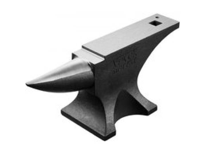 VEVOR Enclume de Forgeron en Acier Moulé 52,8 kg, Enclume à Corne Simple Ronde, Haute Dureté, Grand Plan de Travail, Base Stable, Outil de Travail du Métal pour Pliage, Façonnage, Torsion, Bijoutiers