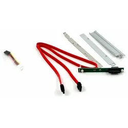 Supermicro MCP-220-81502-0N Montage-Kit Schwarz Kunststoff, SECC