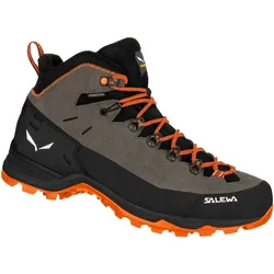 Salewa, Herren, Wanderschuhe, Alp Mate Winter Mid Waterproof (47), Braun, Schwarz