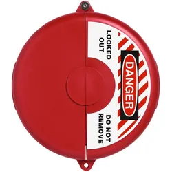 Abus, Motorrad Zubehör, Handrad-Verriegelung V310 rot, 6,5"- 10"