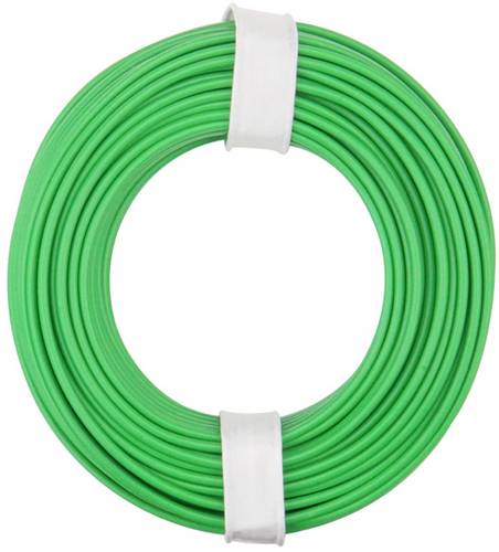 Donau Elektronik 125-014 Litze 1 x 0.25mm² Grün 10m