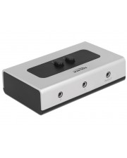 Delock Switch Stereo Jack 3.5 mm Audio-Switch 2 x Audio Desktop (87699)