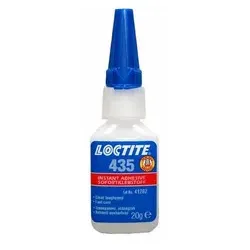 435 Flexibler Sofortklebstoff farblos, niedrigviskos, 20gr Flasche - farblos/transparent