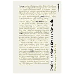Das kulinarische Erbe der Schweiz, Sachbücher von Paul Imhof