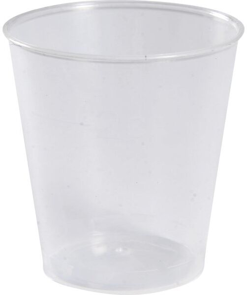 No-Name Snapseglas, Pp, Klar, 2 Cl, 20 Stk