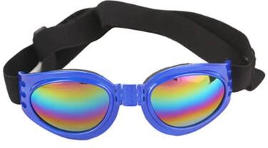 Inspire Select Cool Foldable Pet Sunglasses UV Protection Dog & Cat Glasses For Outdoor Travel, Walking & Sun Protection blue