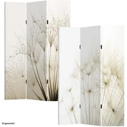 HTI-Line, Paravent + Raumteiler, Pusteblume (120 x 170 cm)