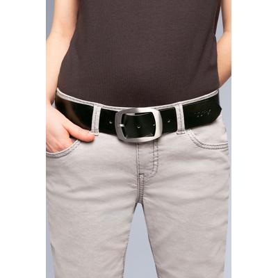 Ledergürtel SOCCX, Damen, Gr. 90, schwarz, Leder, unifarben, Gürtel Ledergürtel, mit allergikerfreundlichem Verschluss