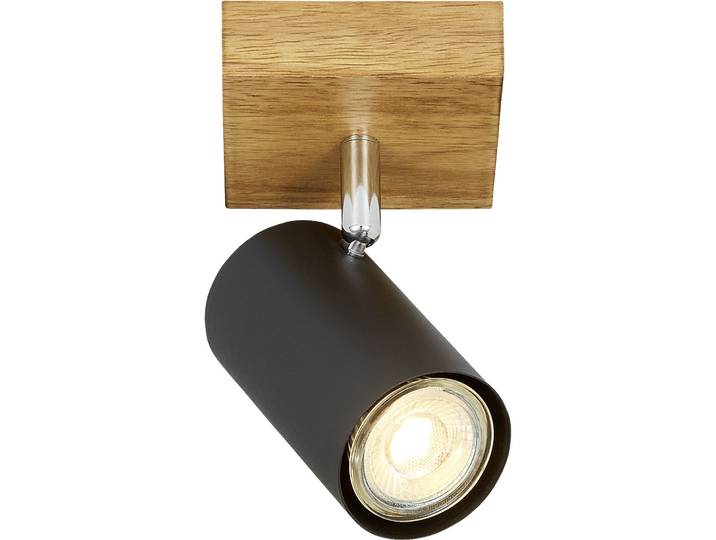 Spot Jasin Braun/Schwarz Holz/Metall B 9 cm