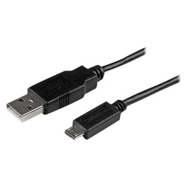 StarTech USB A - USB Micro-B (2 m, USB 2.0) (USBAUB2MBK)
