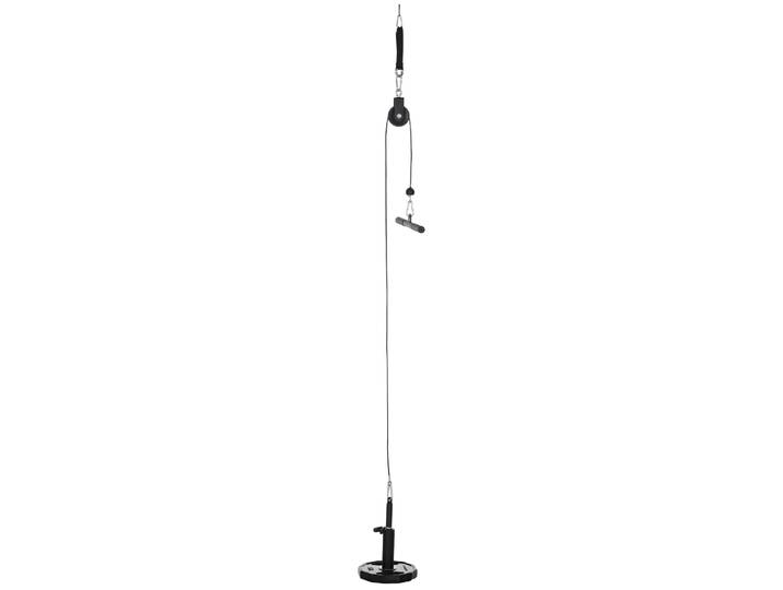 SPORTNOW Fitness kabelsysteem met pulley voor arm- en krachttraining, lat pulldown-machine