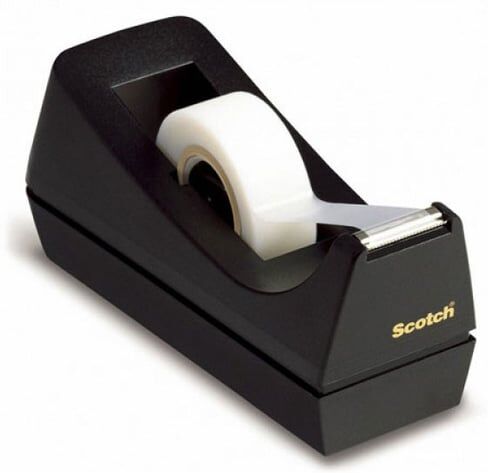 3M Scotch Porta fita-cola   C38   Preto