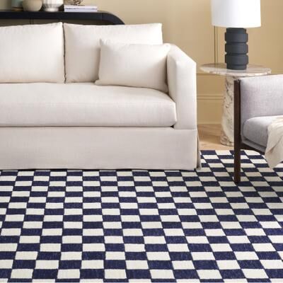 SAFAVIEH Handmade Martha Stewart Collection Berthild Checkered Wool Rug