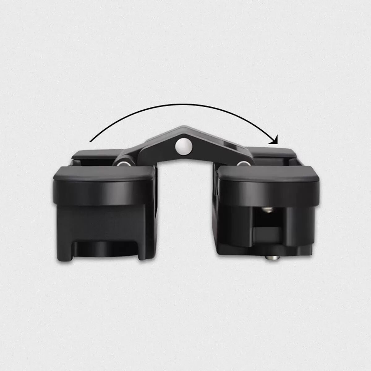 INF 2er-Set Verdeckte Unsichtbare Türscharniere Schwarz - 2 Scharniere Tragen 40kg - 150x25 3D Verstellbares Verdecktes Schwarz