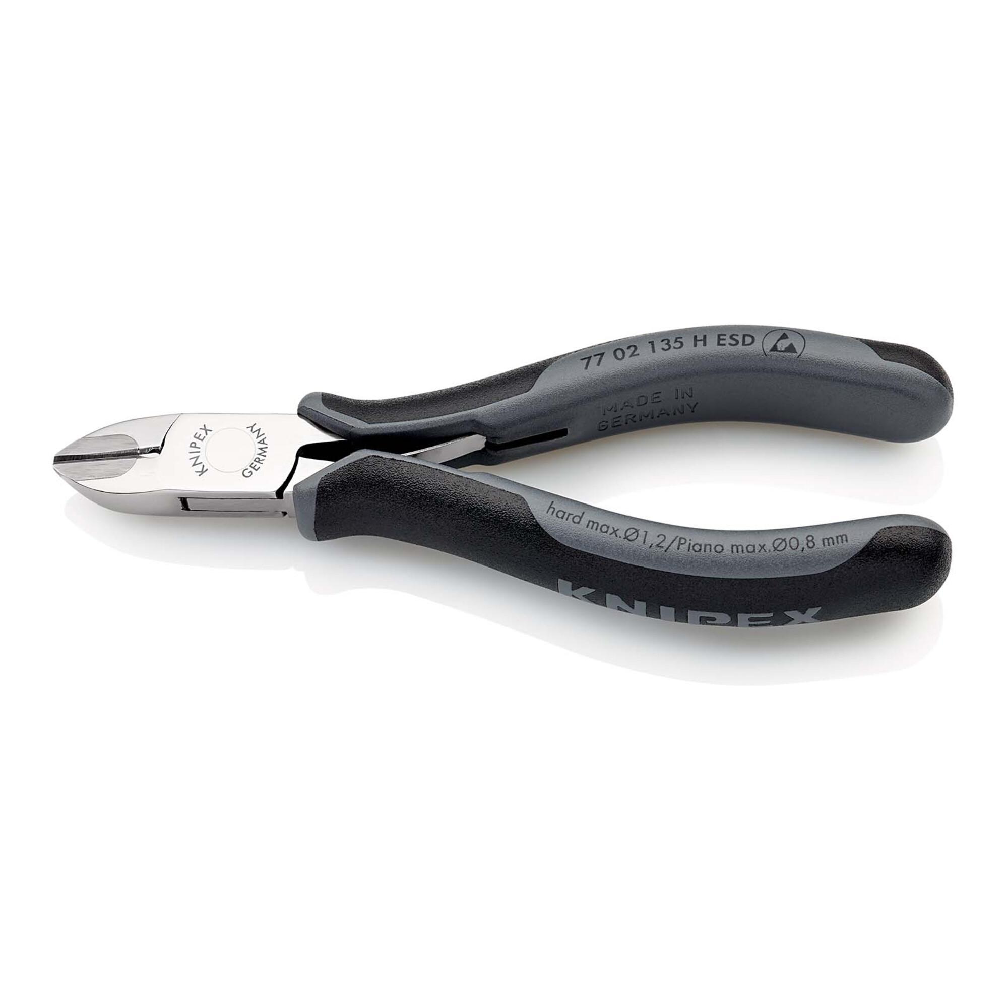 KNIPEX 77 02 135 H ESD Elektronik-Seitenschneider mit eingesetzter Hartmetallschneide ESD 135 mm)