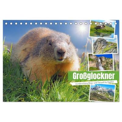 Großglockner wunderschöne Berg- und Tierwelt (Tischkalender 2027 DIN A5 quer), CALVENDO Monatskalender
