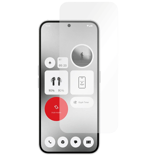 Just in Case Gehärtetes Glas Clear Displayschutzfolie Nothing Phone (2a)/Phone (2a) Plus