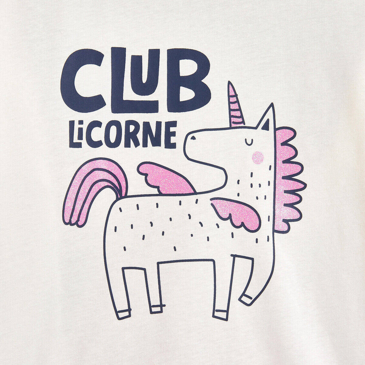 LA REDOUTE COLLECTIONS Lot de 2 pyjamas licorne, en coton