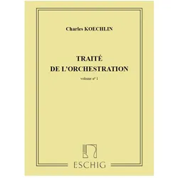 Koechlin Traite Orchestration 1 Educazione Musicale, Fachbücher von Charles Koechlin
