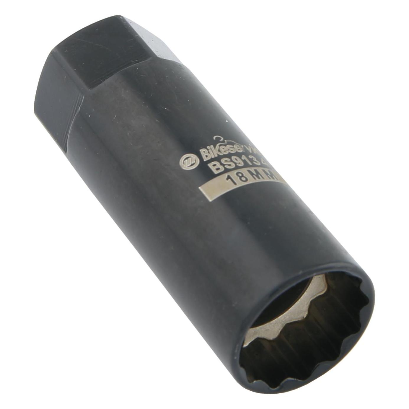 Bikeservice Bike Service Stecknuss Kerze 18 mm extrasottile (Werkzeug Motor)/Extra Thin Wall SPARK S (17 mm) (BS9134)