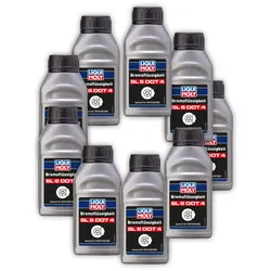 9x Bremsflüssigkeit SL6 DOT 4 LIQUI MOLY 21166 Bremse Flüssigkeit Brake Fluid 250ml