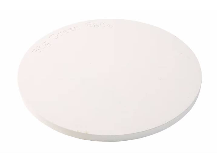Big Green Egg BSM Back- und Pizzastein – Grillplatte/Grillrost – weiss