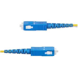 StarTech com 30 Meter LWL Patchkabel SC SC (UPC) Singlemode OS2 Simplex, 9/125μm, 40G/100G, Biegeune (30 m), Netzwerkkabel
