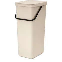 Sort & Go Abfalleimer 40 l, Beige